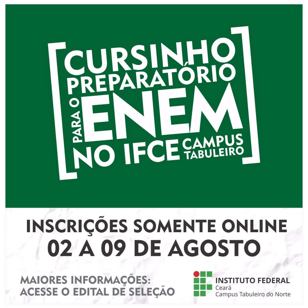 IFCE abre seleção de professor substituto para o campus Tabuleiro